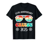 50th Anniversary Wedding Cruise 2025 Couple Vacation Trip T-Shirt