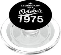 50th Birthday 50 Year Old Born in October 1975 Vintage PopSockets PopGrip for MagSafe