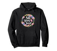 50th Birthday 50 Years Loved 50 Year Old Gifts 50th BDay Pullover Hoodie