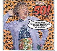 50th birthday card ~ Mrs Brown's Boys ~ A Present to Hot things up in the bedroom
