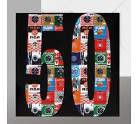 50th Birthday Card Vinyl Records