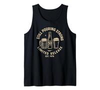 50th Birthday Cheers and Beers Funny Still Pouring Strong Tank Top