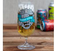 Boxer Gifts 50th Birthday Craft Beer Glass | Unique Glassware Gift for Him