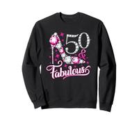 50th Birthday design. 50 & Fabulous lady's Sweatshirt