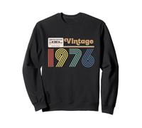 50th Birthday Gift, 1976 Vintage Cassette Tape Retro Sweatshirt