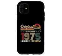 50th Birthday Gift Men Women Original November 1975 Case for iPhone 11