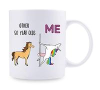 50th Birthday Gifts for Women - 1969 Birthday Gifts for Women, 50 Years Old Birthday Gifts Coffee Mug for Mom, Wife, Friend, Sister, Her, Colleague, Coworker - 11oz
