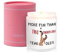 50th Birthday Gifts for Women Funny Birthday Presents for Mum Auntie Bestie Friends Daughter Lavender Birthday Candle 7oz
