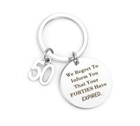 50th Birthday Gifts: Funny Ideas for Women & Men, Keyring & Joke Presents