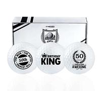 50th Birthday Gifts Golf Balls Set for Men or Him, Perfect for Dad, Husband, Grandpa, Golfers, Golf Lovers for Birthday & Father's Day