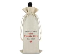 50th Birthday Gifts Idea Wine Bottle Gift Bag for Men Women Turning 50 Years Old Happy Birthday Wine Bag 50th Birthday Gift for Mum Dad Friend Sister Brother Husband Wife