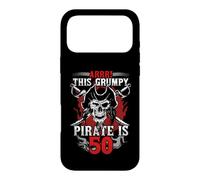 50th Birthday Grumpy Pirate Turning Forty 50 Funny Quote Case for iPhone 17 Pro Max