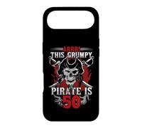 50th Birthday Grumpy Pirate Turning Forty 50 Funny Quote Case for iPhone Air
