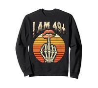50th Birthday I Am 49 Plus 1 Middle Finger Vintage 49+1 Sweatshirt