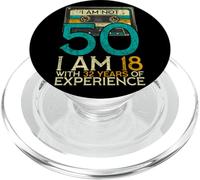50Th Birthday I Am Not 50 18 With 32 Years Of Experience PopSockets PopGrip for MagSafe