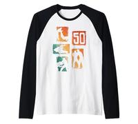 50th Birthday Judo Judoka 50 Years Old Man Martial Arts Raglan Baseball Tee
