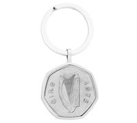 50th Birthday "Luck of the Irish" 1975 Fifty Pence 50p Coin Keyring, Mum, Dad, Aunt, Uncle