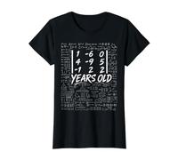 50th Birthday Matrix Determinant Math Nerd Funny Value Graphic T-Shirt, Women, Black, XS
