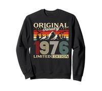 50th Birthday Men Women Original January 1976 Sweatshirt