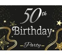 50th Birthday Party: 50th Birthday Guest Book,Keepsake Birthday Gift for Wishes