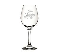 50th Birthday Personalised Engraved Wine Glass - Custom Name Fabulous at 50