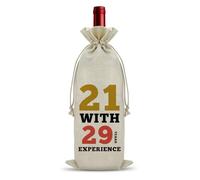 50th Birthday Presents for Him Her Wine Bag Gift 50 Years Old Birthday Gifts for Mum Dad Wine Accessories Gifts for Wine Lovers Funny Turning 50 Gifts for Colleague Friends Wife Husband