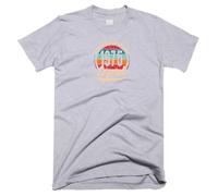50th Birthday T Shirt 50 Years of Being Awesome Legend Born in 1975 Vintage Funny Joke Gift Tee Top (UK, Alpha, L, Regular, Regular, Grey)
