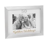 50th Golden Wedding Anniversary Photo Frame 6 x 4