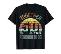 50th Years Wedding Anniversary Gifts For Couples Cool Fifty T-Shirt