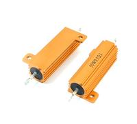 50W 0.5 Ohm axia-l Wirewound Aluminum Clad Resistor Gold Tone 2 Pcs (50W 0.5 Ohm axia-l Wirewound Aluminum Clad Resistor Gold Tone 2 Pcs Specialised accessories