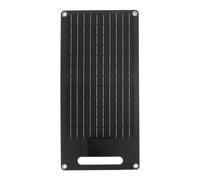 50W 12V Monocrystalline Solar Panel with Dual USB & Type-C - High Efficiency Portable Charger for Car Battery & Phones | Weatherproof for RV/Camping
