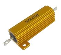 50W 47 Ohm Chassis Mounted Aluminum Resistor for Arena Audio (Resistor de aluminio montado en chasis de 50W y 47 ohmios para Arena Audio