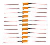 50W 6 Ohm LED Decoder 10pcs Brake Light Fault Canceller