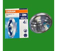 50W (=75W) OSRAM Pro AR111 G53 Aluminium Reflector 12V Light Bulb 24 Deg Lamp [EEK: B]