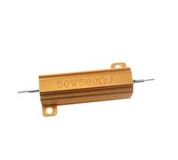 50W Aluminum PoweR Metal Shell Case WiRewound ResistoR 0.01~100K 0.1 0.5 1 1.5 2 6 8 10 20 100 150 200 300 1K 10K ohm(820R)