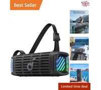 50W Bluetooth 5.3 Outdoor Speaker - Waterproof & Floating Playback