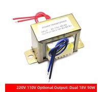 50W Dual 18V AC Power Transformer for Audio Tone Boards - Pure Copper Windings, 110V/220V Input, Magnetic Core, Gold Finish(BYQ_025_110V)