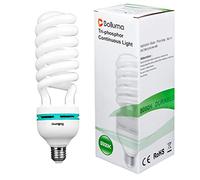 50W Equivalent 135W 5500K Photo Studio Bulb Tri-Phosphor Spiral CFL Daylight Balanced Light Bulb in E27 Socket for Photo and Video Studio Lighting