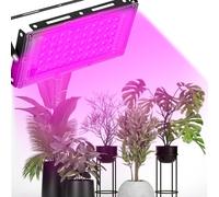50W Full Spectrum USB Plant Grow Lamp 3 Flexible Mounting Ways LED Growing Light for 5V Indoor Gardening Seed Starting Succulent Herb Flower Growth Floodlight