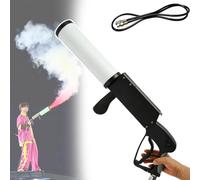 50W Handheld CO2 Jet Blaster, CO2 Cannon Smoke Machine, with 4xLED color changing lights, for Events, Wedding, Concert, Party, Club, etc