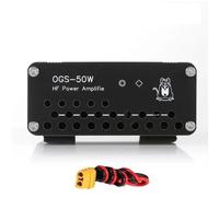 50W HF Power Amplifier, 3-24MHz Linear Amp with Auto TX/RX & Cooling Fan, M/Q9 for USDX FT-817 IC-703 705 KX3 QRP