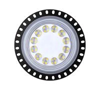 50W LED High Bay Commercial Light, 6000K Daylight White Dimmable 4000 Lumen 220V Industrial UFO Highbay Lighting, IP65 Waterproof Lights for Warehouse Garage Barn Shop Mall Gym Factory