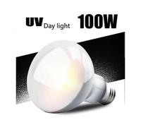 (50W, One size) 110V Reptile Tortoise UVA Day Light Heating Lamp Sunlight 25W/50w/100W Basking Spot Pet Heat Bulb for Amphibian Warmer