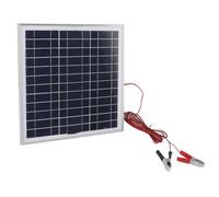50W Portable Monocrystalline Solar Panel, 18V DC Power with 9.8FT Cable and Battery Clips for RV, Camping, Hiking, Outdoor Adventures, Emergency Backup Power
