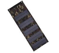 50W Portable Solar Panel Bag Monocrystalline Silicon 5 Folding Solar Panel Case for Outdoor Emergency