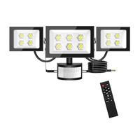 50W Sensor Outdoor Bright Light Honeycomb, Security Light with 270° Wide Lighting Angle IP65 Waterproof Wall Lights for Front Door,Pathway,Yard,Garage