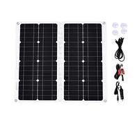 50W Solar Panel Kit Portable Foldable Battery Charger System High Conversion Efficiency 20% USB 5V DC 18V TYPE C 5V Output 3A Current for RV Camping with SAE Cable Kit