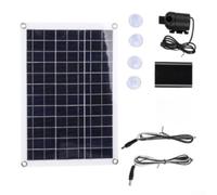 50W Solar Pond Pump Kit 5M Lift 800L/H Flow Rate | 800L/H max flow, 5M lift height, low noise motor, eco-friendly power, garden pond circulation