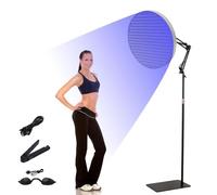 50W Tanning Lamp for Home, 250 LEDs 460nm Blue Light Tanning Lamp, Face Tanning Daylight with Adjustable & Foldable Stand, Lamp Home Solarium