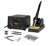 50W Temperature Control ESD Digital Soldering Station/Rework Stations Rapid Heating(B)